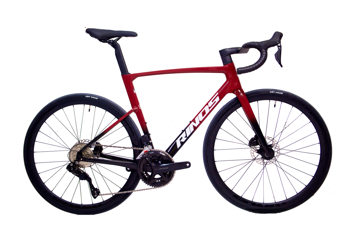 RINOS Carbon Road Bike Odin 6.0 Shimano 105 Di2, 24 speeds