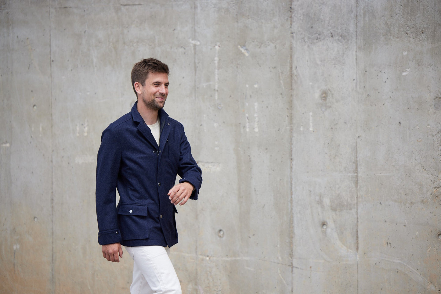 Amity cycling coat Leon Loden men