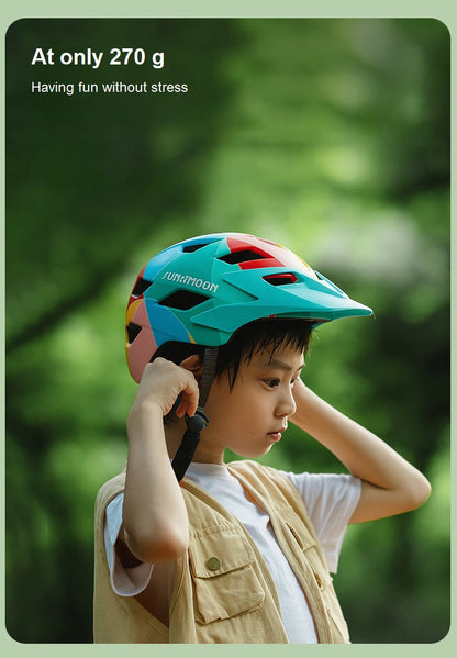 Sunrimoon Children Kids Helmet Lightweight with LED light