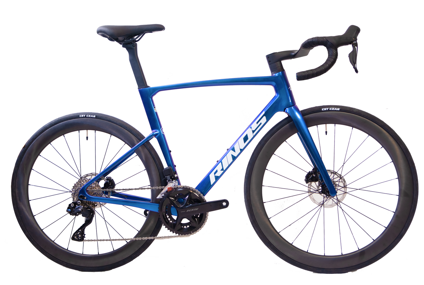 RINOS Карбоновий Шосейний Велосипед Odin 6.1 Shimano 105 Di2, 24 швидкості