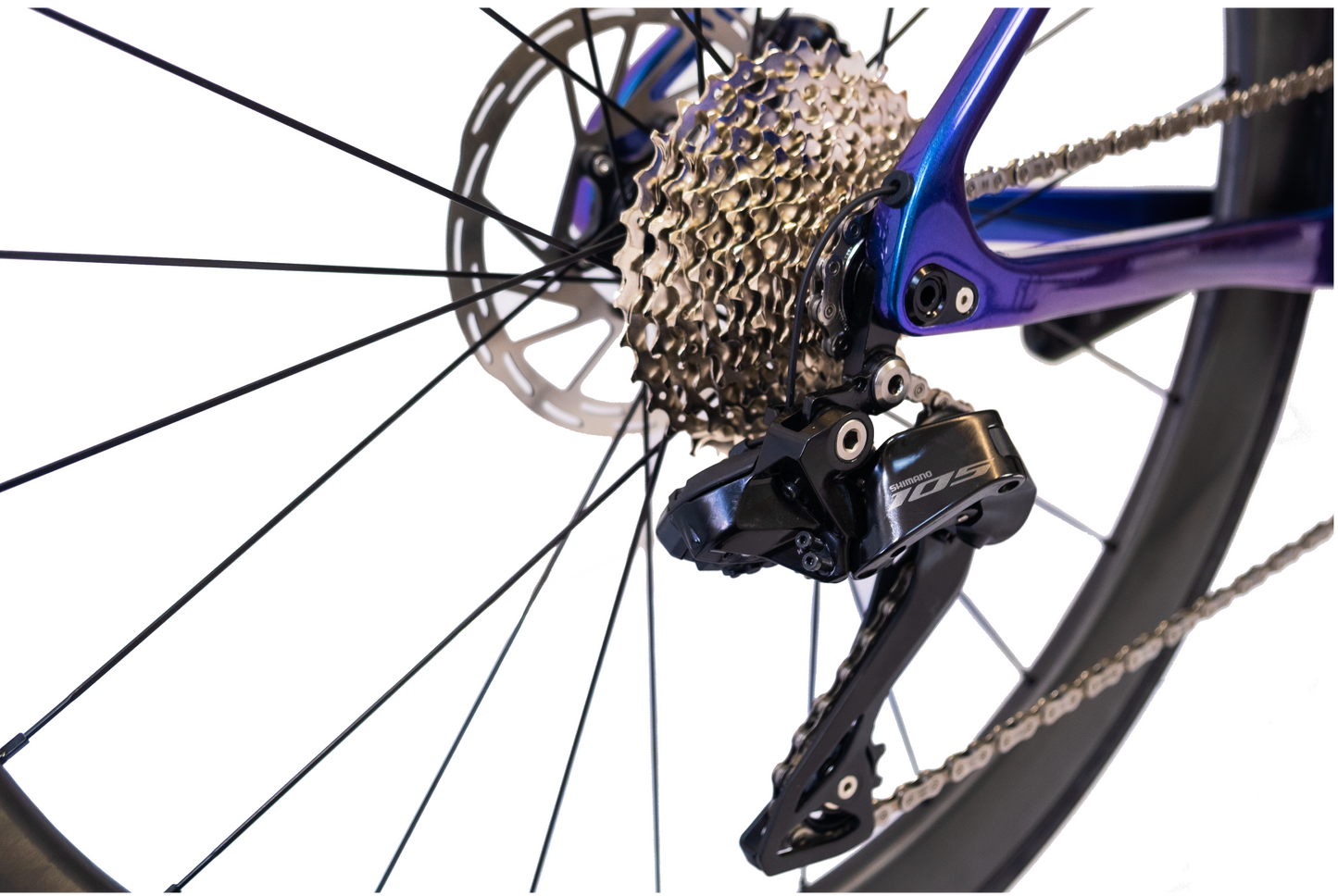 RINOS Карбоновий Шосейний Велосипед Odin 6.1 Shimano 105 Di2, 24 швидкості