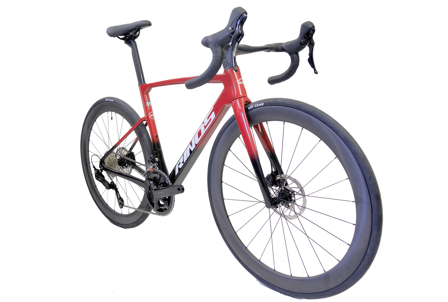 RINOS Carbon Road Bike Odin 4.1 Shimano 105 ST-R7120 24-Speed