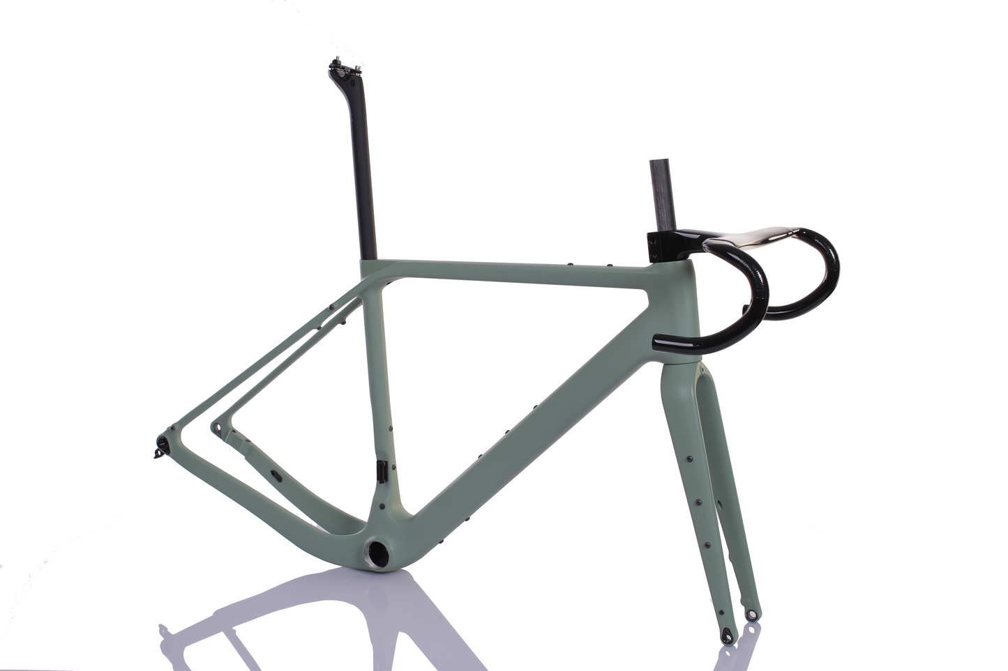 RINOS Frame set with fork seatpost handlebar carbon fiber T800