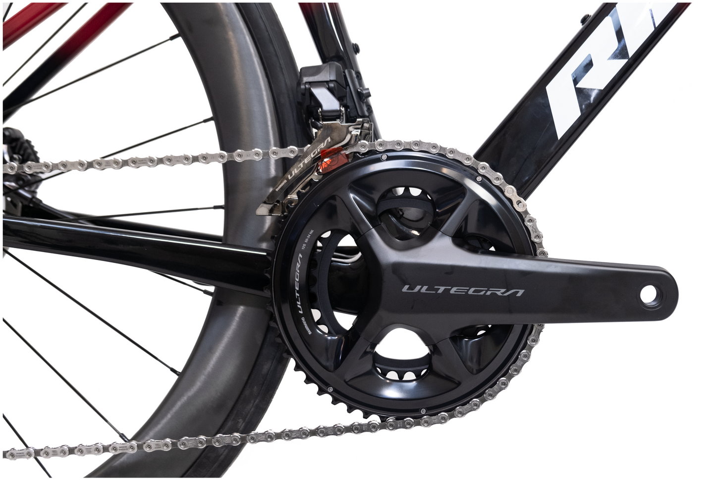 RINOS Carbon Road Bike Odin7.1 Shimano Ultegra Di2 Red XS with carbon wheels – 24 speeds