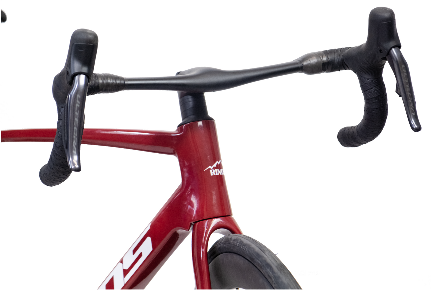 RINOS Carbon Road Bike Odin7.1 Shimano Ultegra Di2 Red XS with carbon wheels – 24 speeds