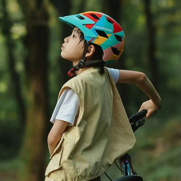 Sunrimoon Children Kids Helmet Lightweight with LED light